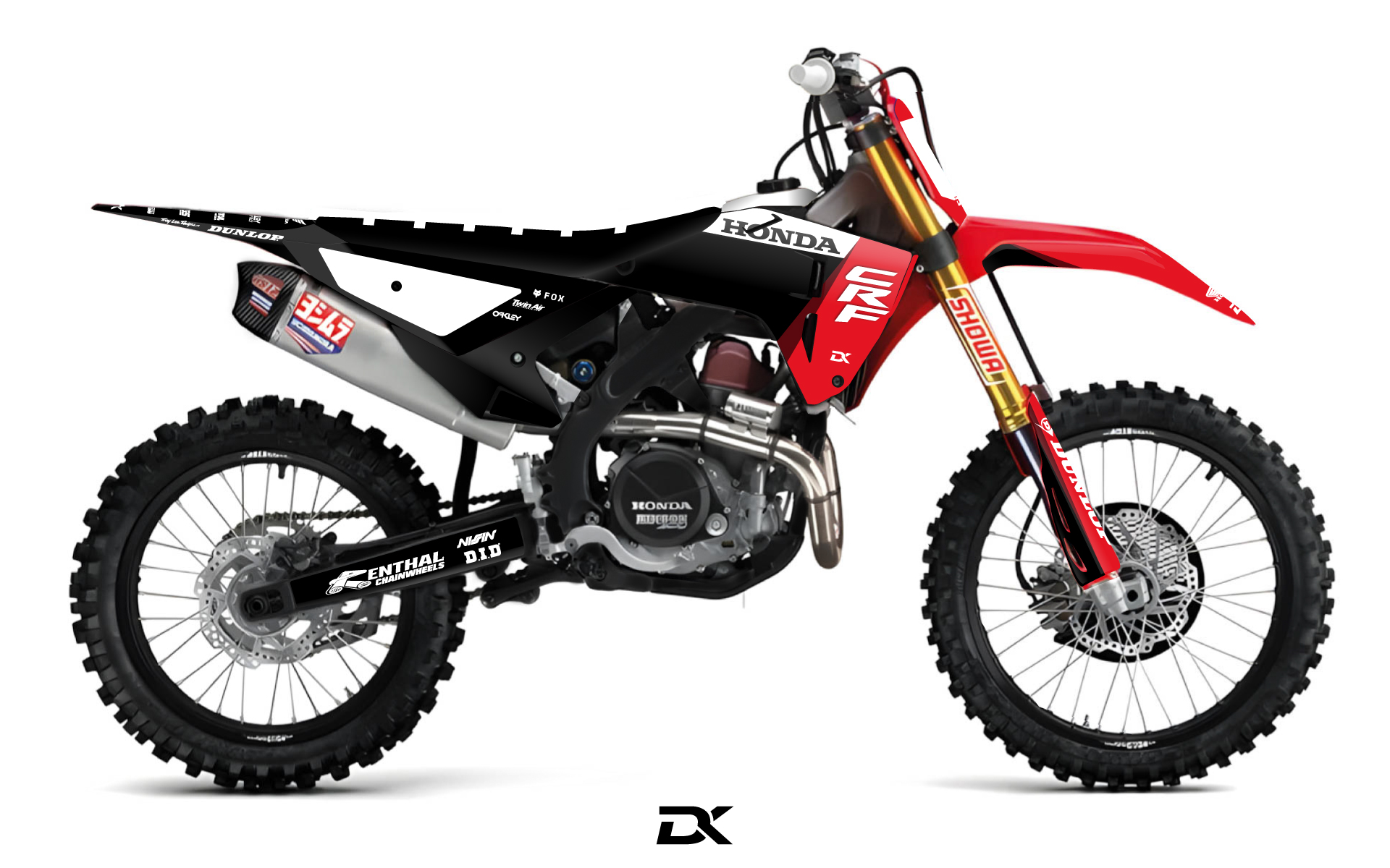 KIT DECO HONDA 250 CRF NOIR