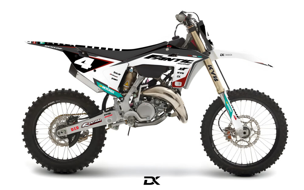 Kit Déco Fantic 125 / 250 XX 2025 / 2026 Prime Blanc