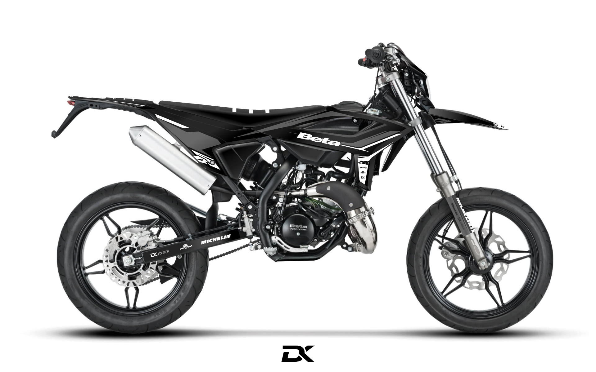 Kit déco 50cc Beta Axis Gris