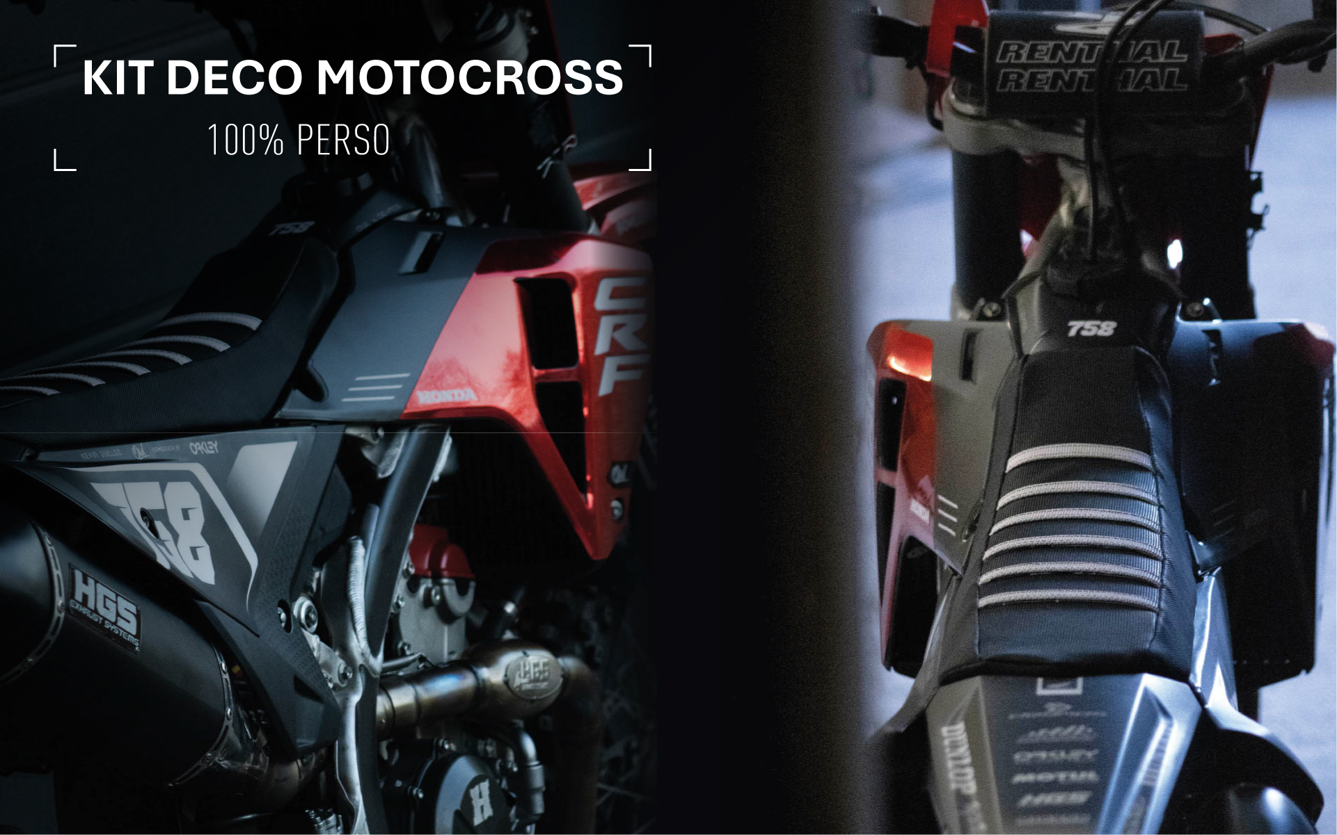 Kit Déco Motocross 100% Perso