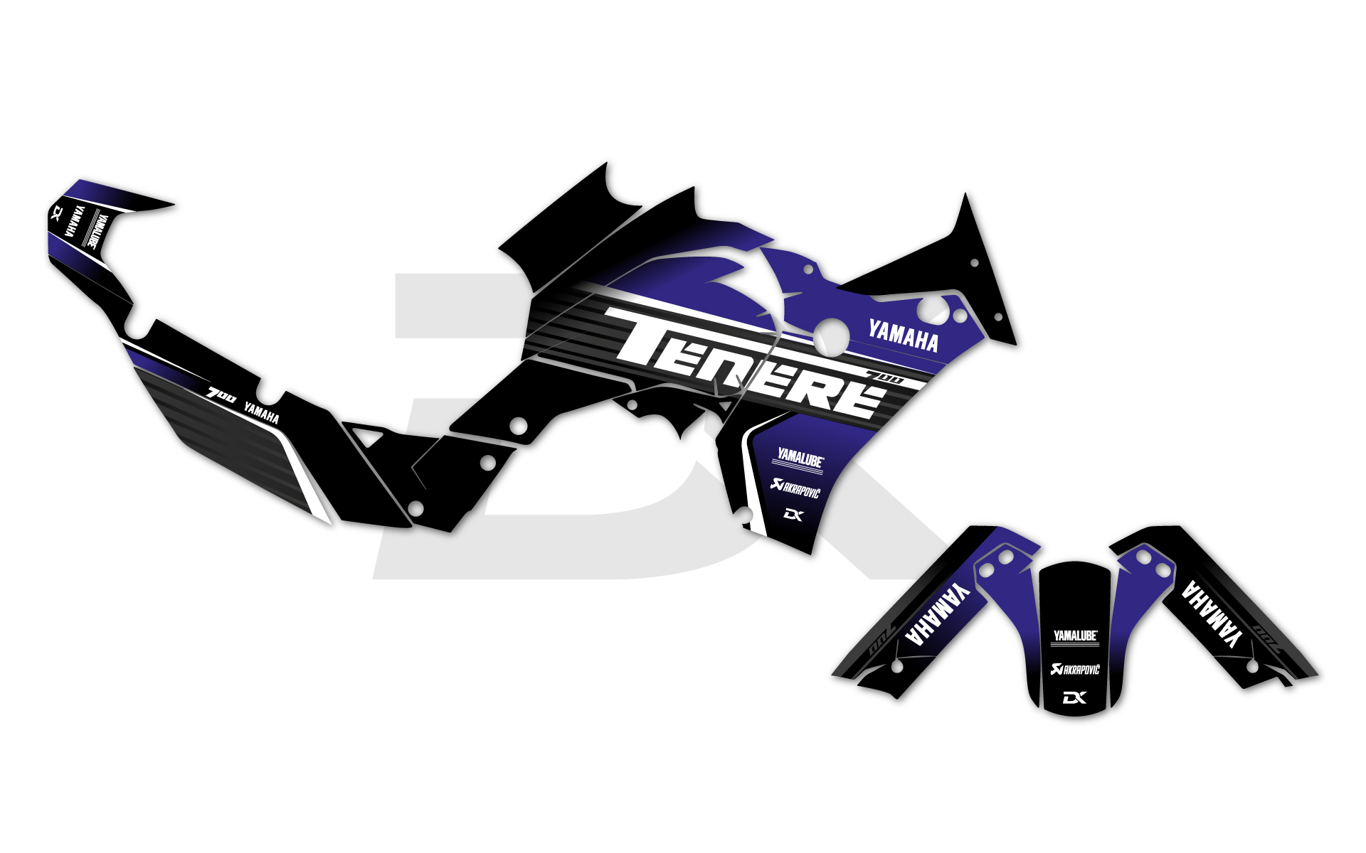 Kit Déco Routière TENERE 700 BLEU