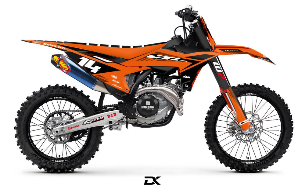 KIT DECO KTM SX / SXF ORANGE FAST LINE