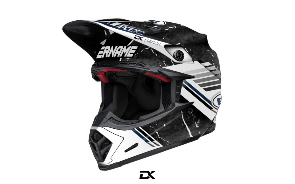 KIT DECO CASQUE BELL MOTO 9 FLEX KRYNT