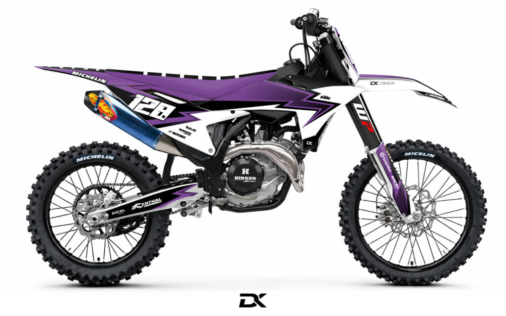 KIT DECO KTM SX / SXF - VOLTAGE BLANC