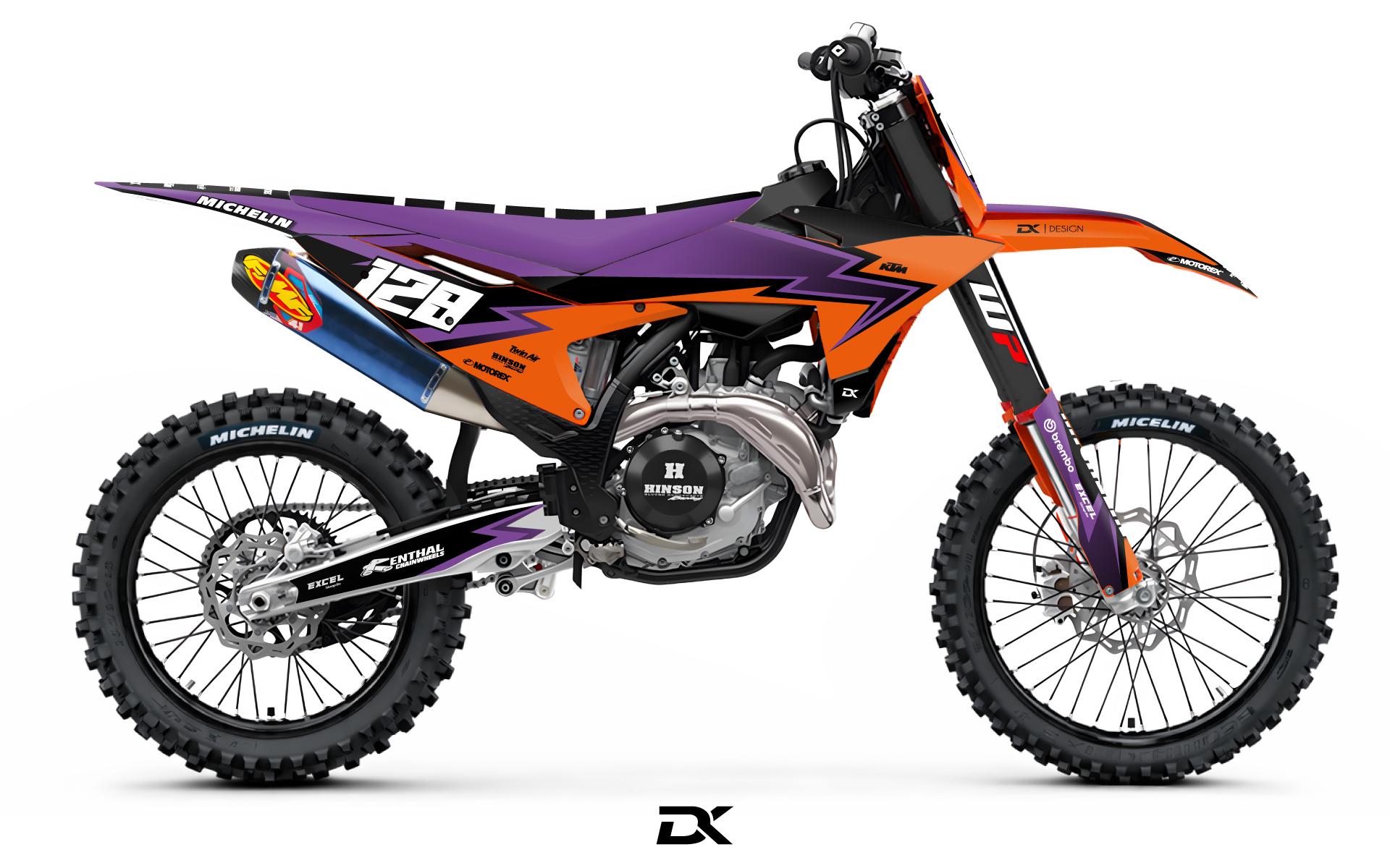 KIT DECO KTM SX / SXF - VOLTAGE ORANGE
