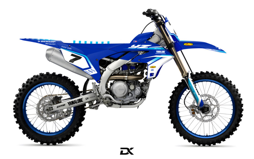 Kit Déco Yamaha 250 yzf bleu