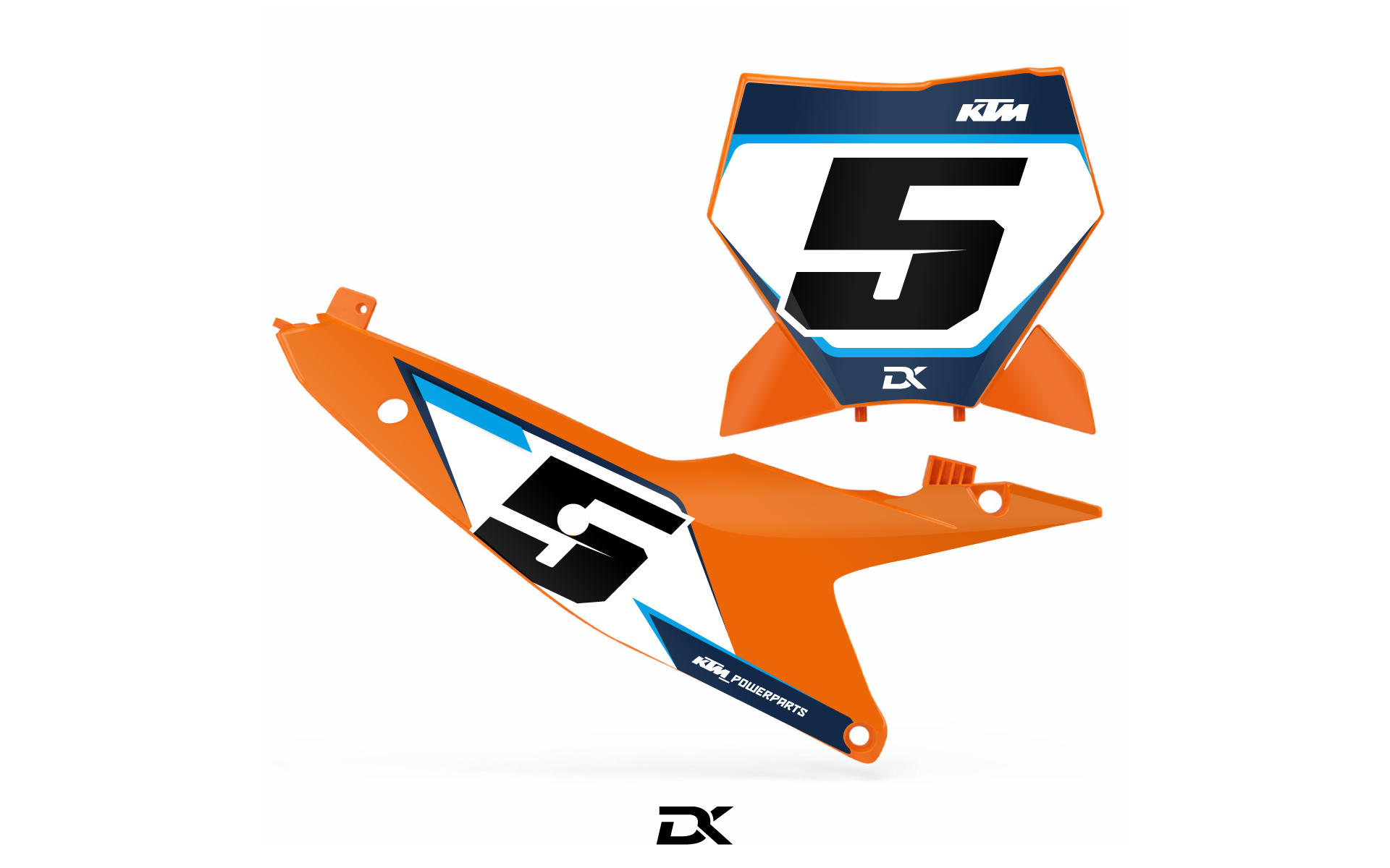 Kit fonds de plaques 450 SXF 2023 - 2024 iconic