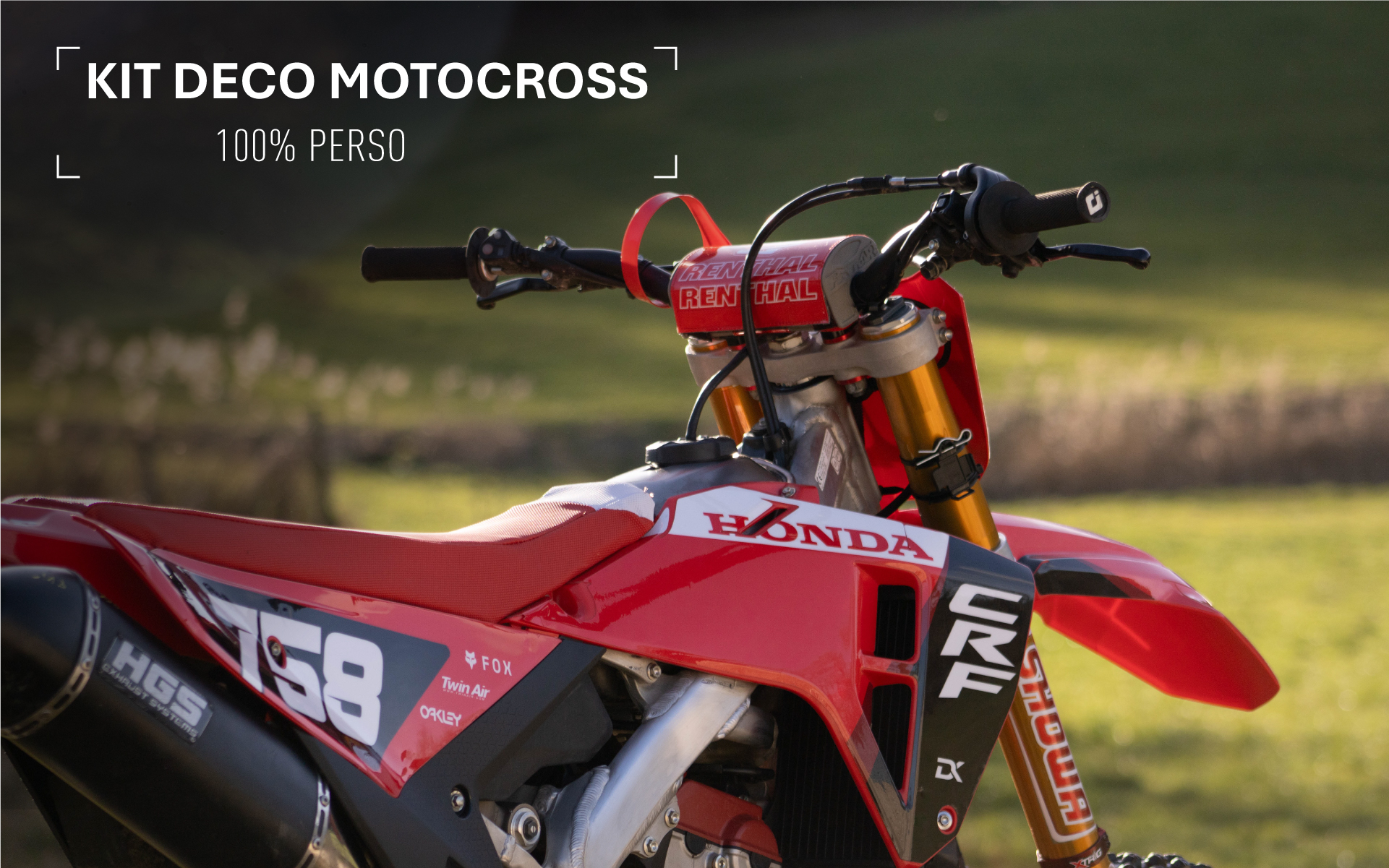 Kit Déco Motocross 100% Perso