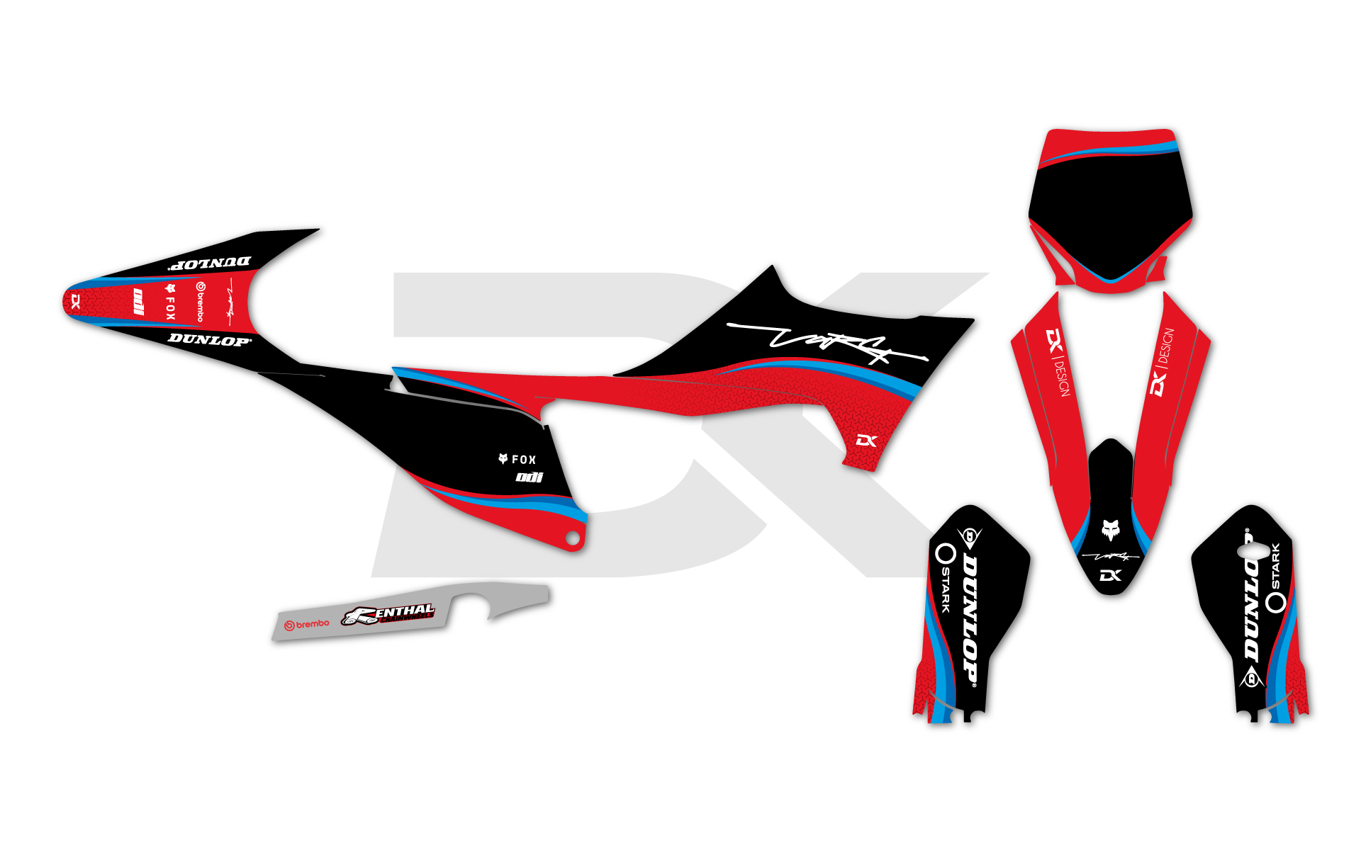 KIT DECO STARK FUTURE VARG ION ROUGE