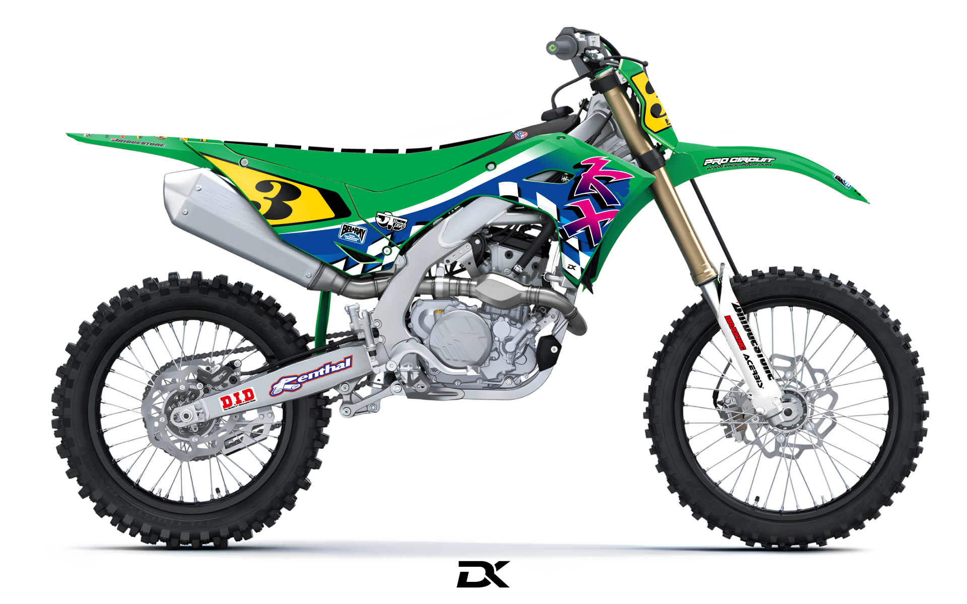 Kit Déco Vintage KX / KXF Vert