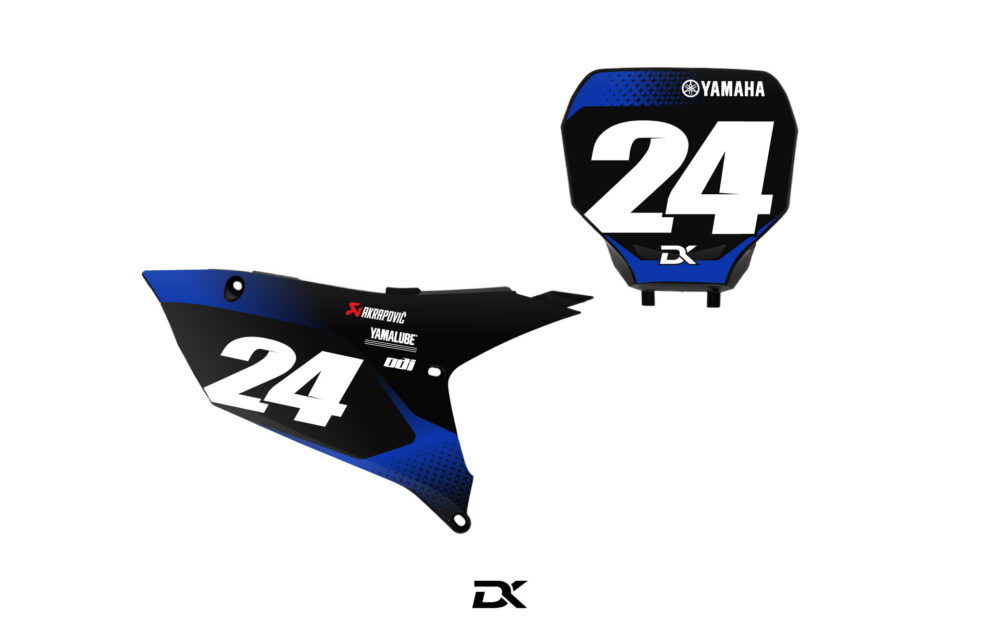 Kit fonds de plaques yamaha YZ / YZF Core Noir