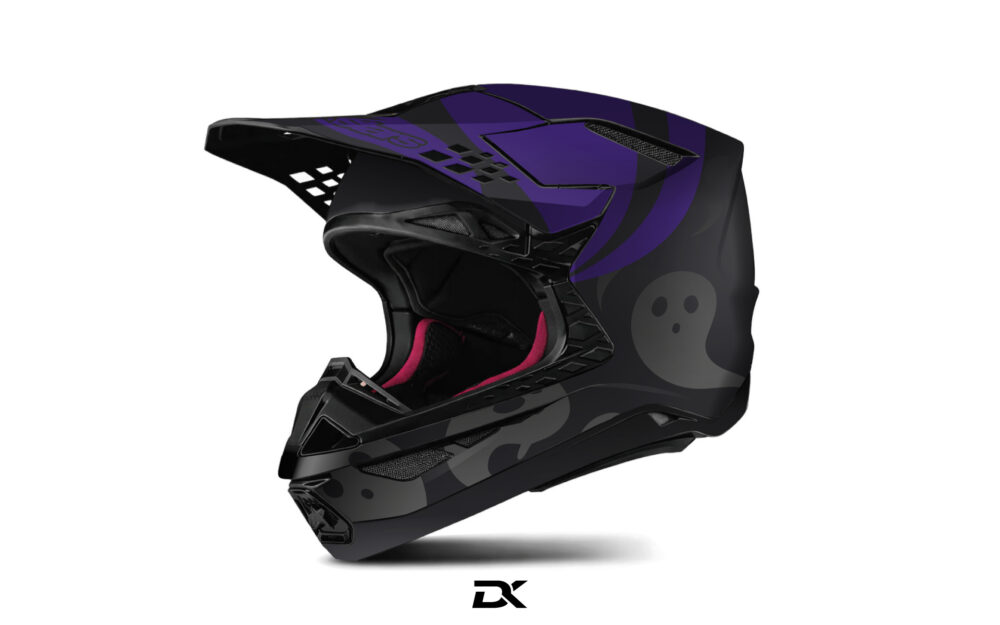 KIT DECO CASQUE ALPINESTARS SM 8 - 10 LIQUIDA VIOLET