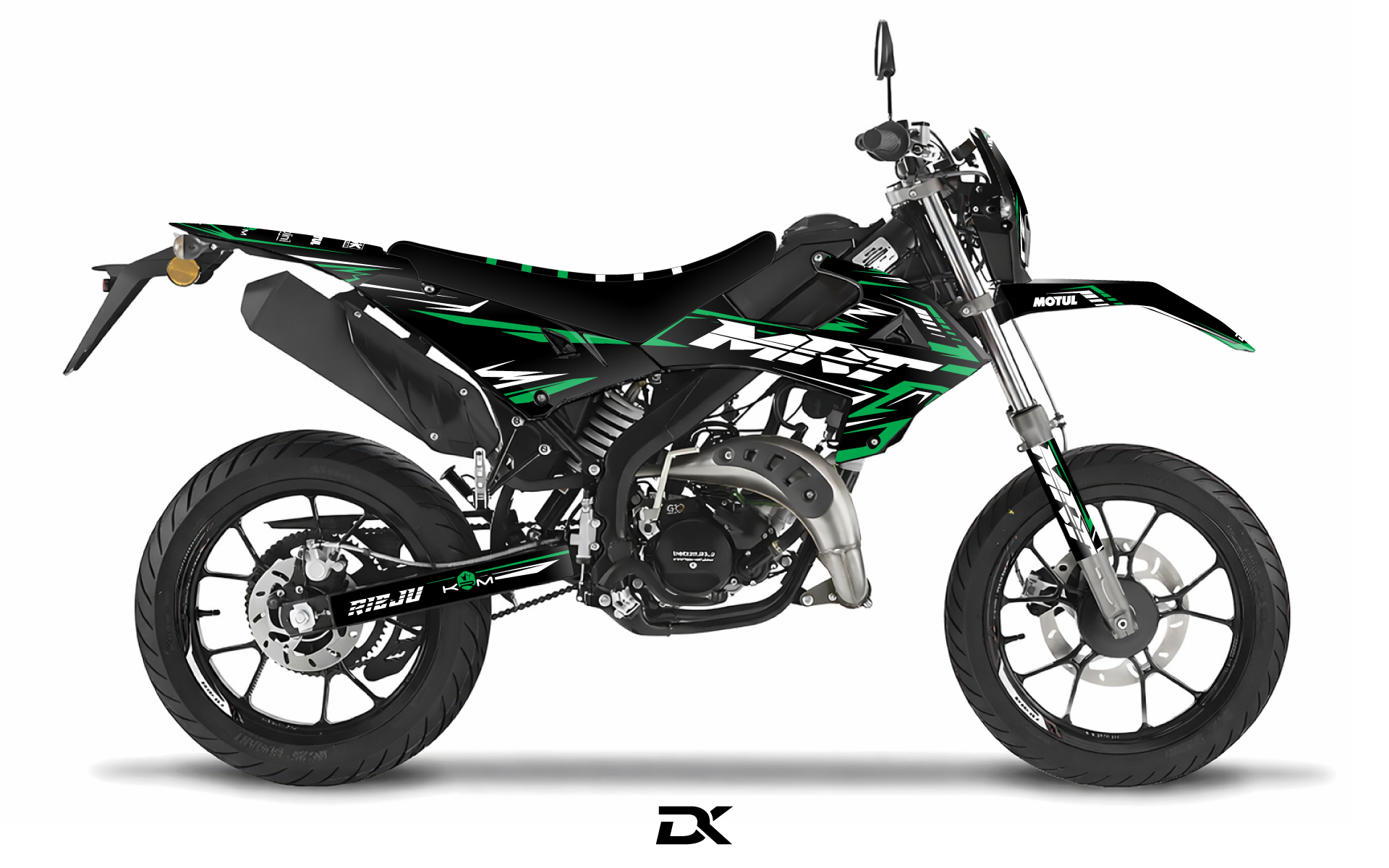 Kit Déco 50cc RIEJU MRT Pro Nocturn Vert