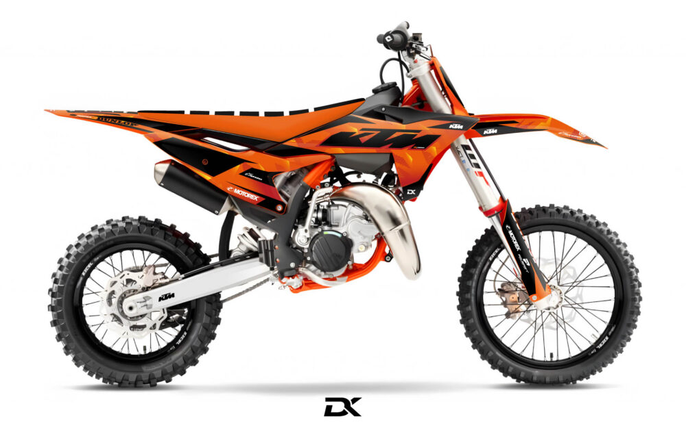 KIT DECO SPEC KTM 85 SX 2025 - 2026 ( ORANGE )