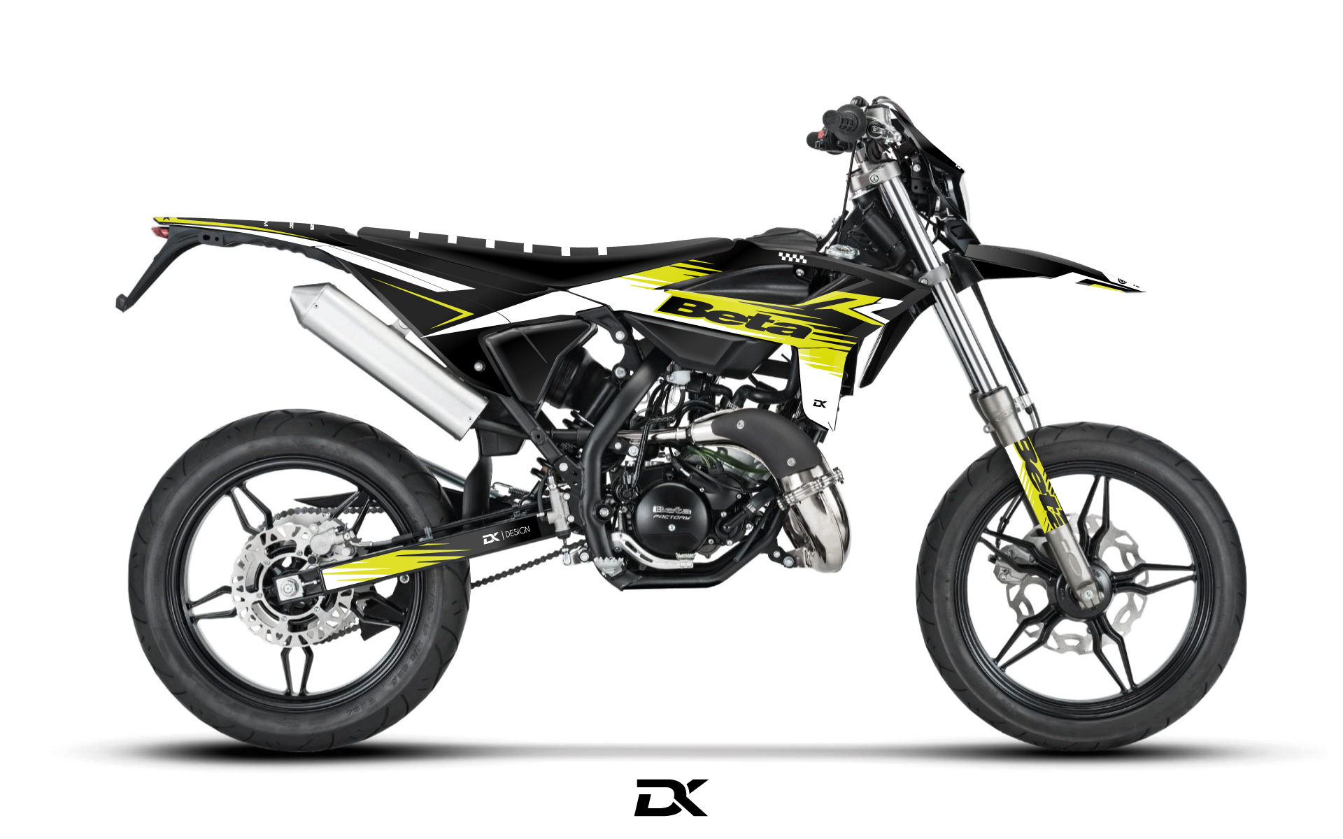 Kit déco 50cc Beta Shard Blanc
