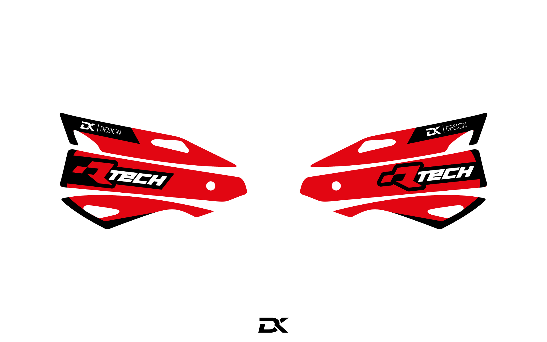 Stickers Protèges Mains Rtech Vertigo Personnalisable