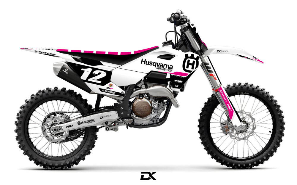 KIT DECO HUSQVARNA TC / FC / FE INFINITE ROSE