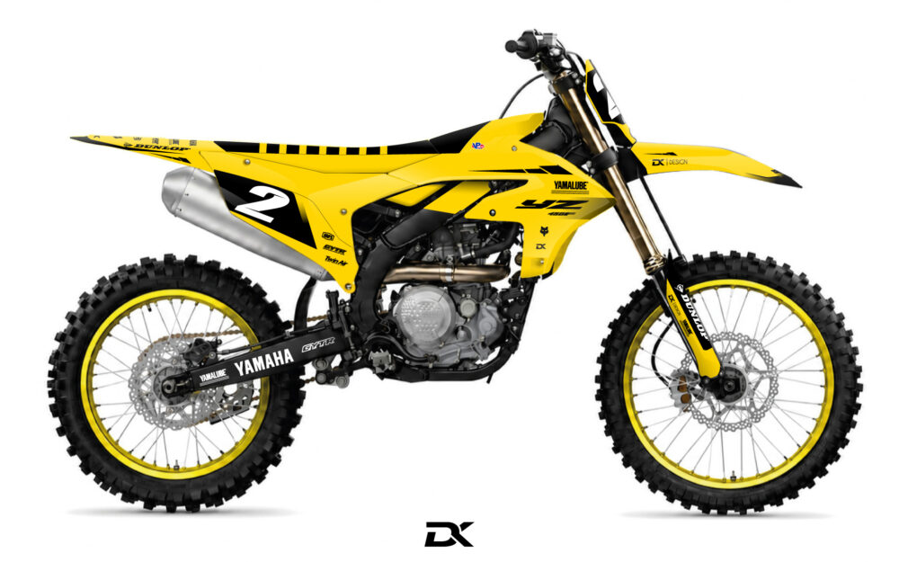 Kit Déco Yamaha 250 yzf / 450 yzf Velocity Jaune