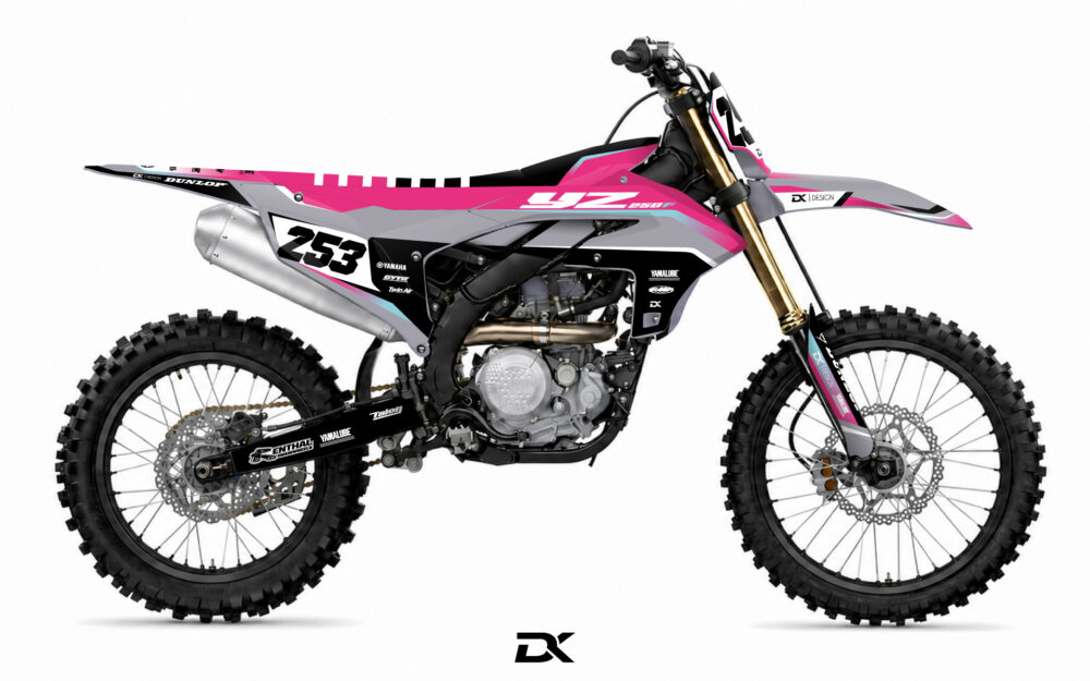 Kit Déco Yamaha 250 yzf Rose ALVEX