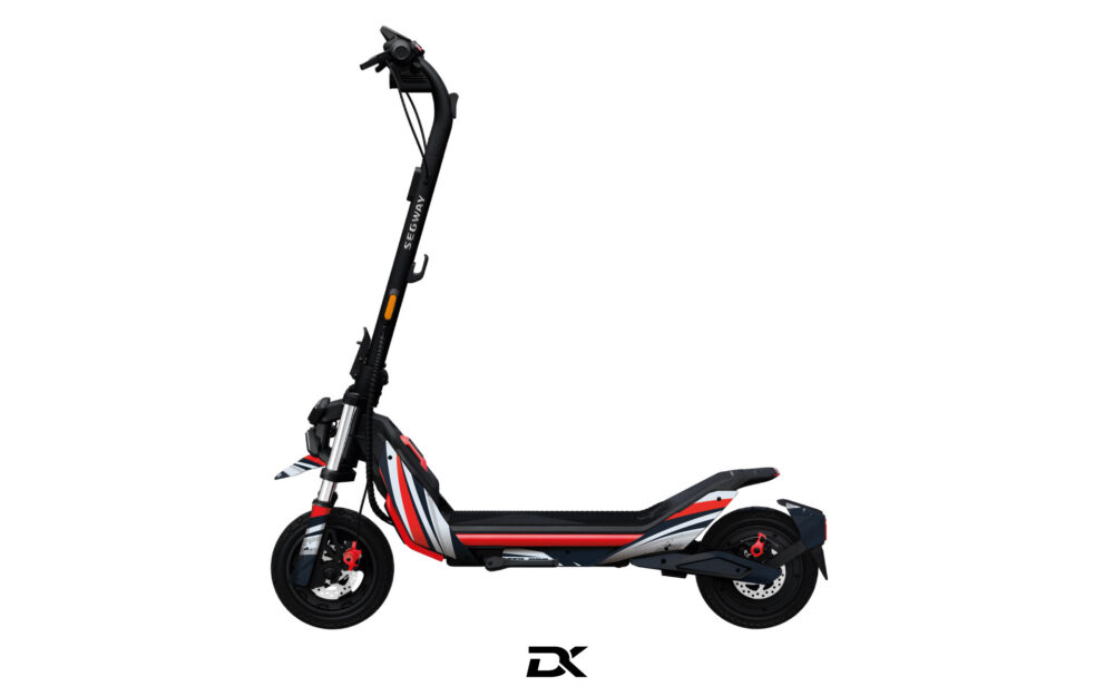 KIT DECO TROTTINETTE ELECTRIQUE SEGWAY URBAN ROUGE