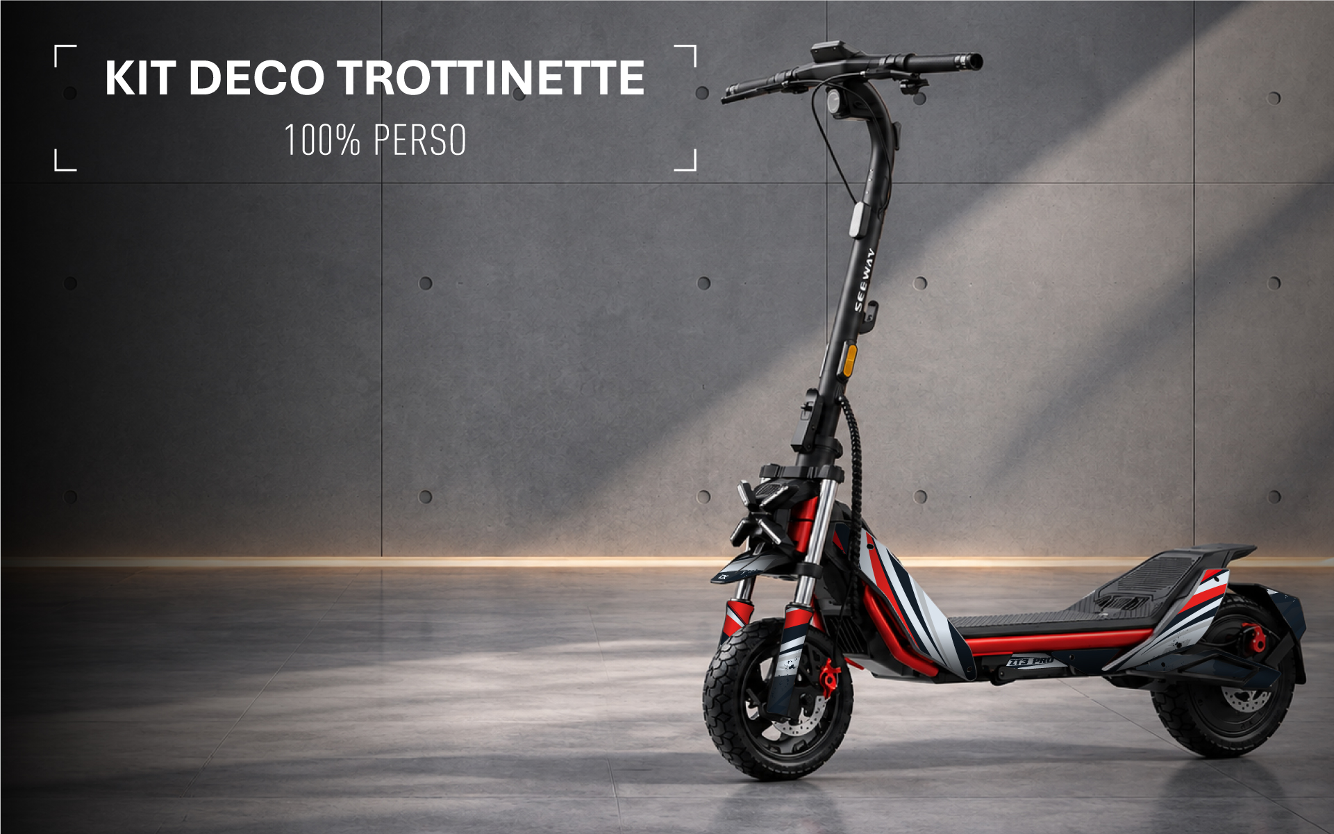 Kit déco trottinette électrique 100% Perso